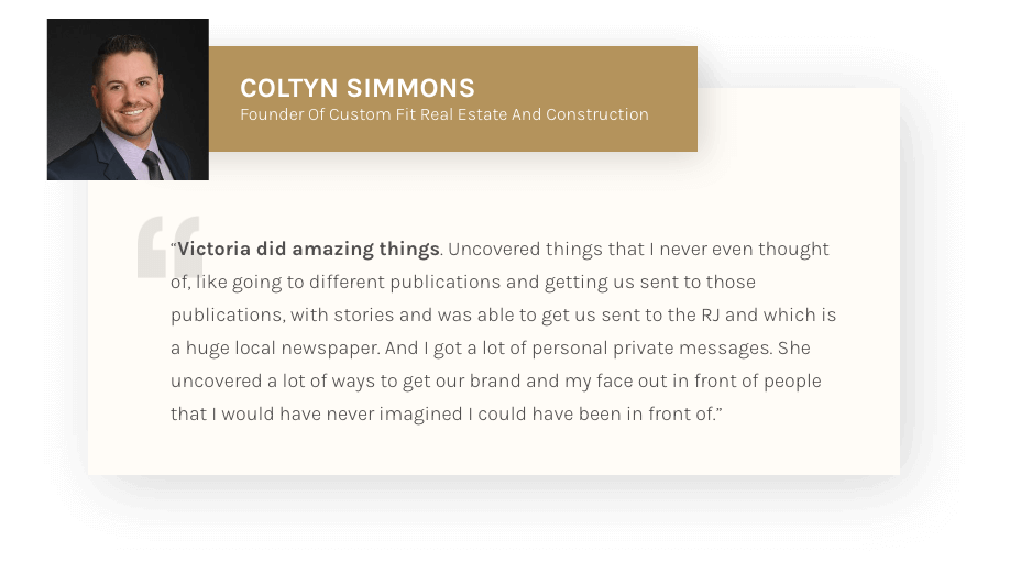 Coltyn Simmons - Testimonial